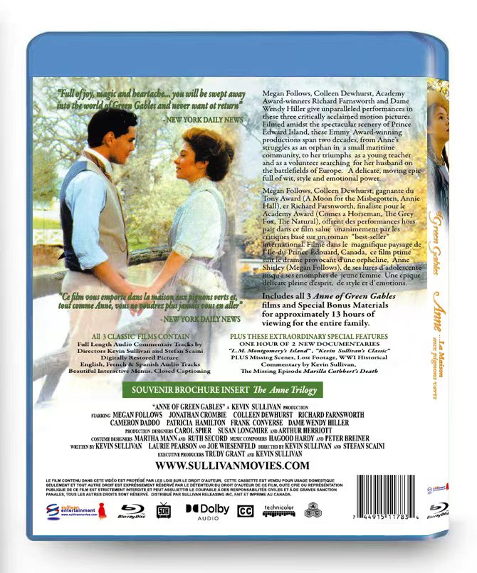 Anne of Green Gables Collector's Edition (Blu ray)