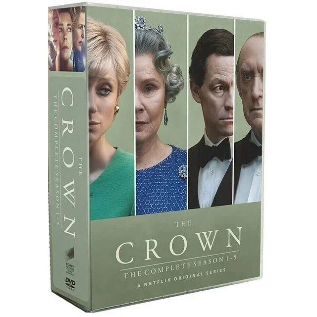 The Crown Complete Series Seasons 1-5 DVD Box Set Historical Drama Collection