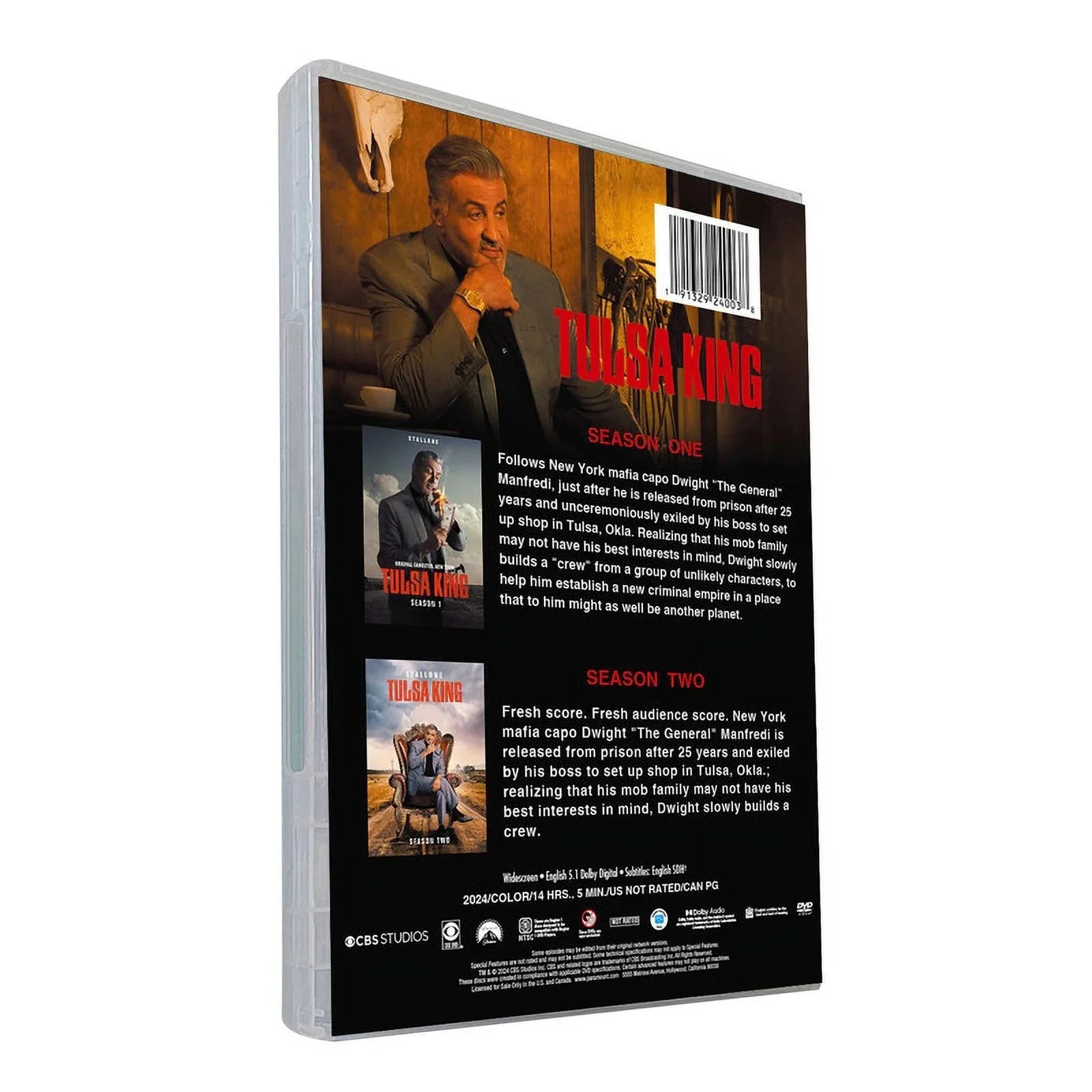 Tulsa King: The Complete Collection 1-2 (DVD) – Paramount Drama Series Box Set