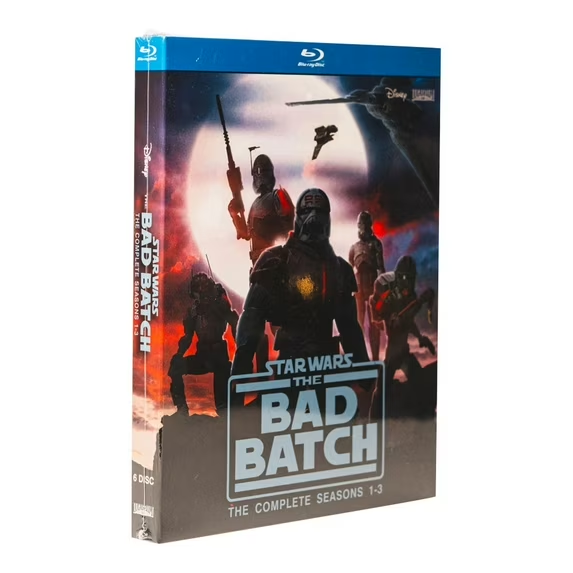Star Wars The Bad Batch Seasons 1-3 Blu ray | Complete Animated Clone Wars Series