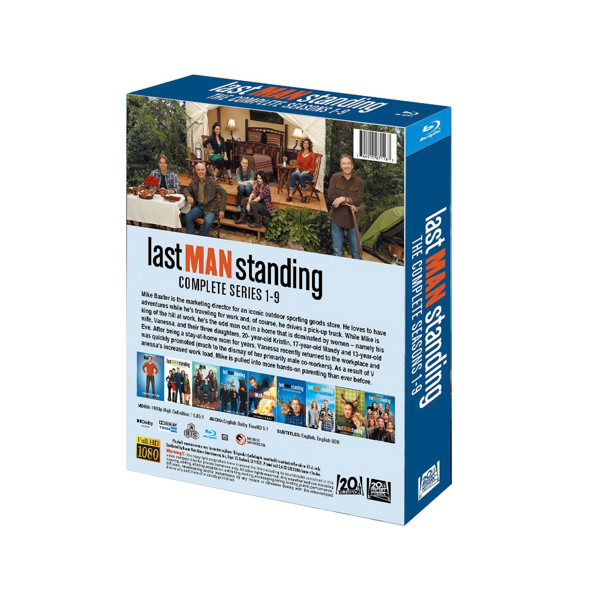 Last Man Standing Complete Series Seasons 1-9 Blu-ray | Full Comedy Collection