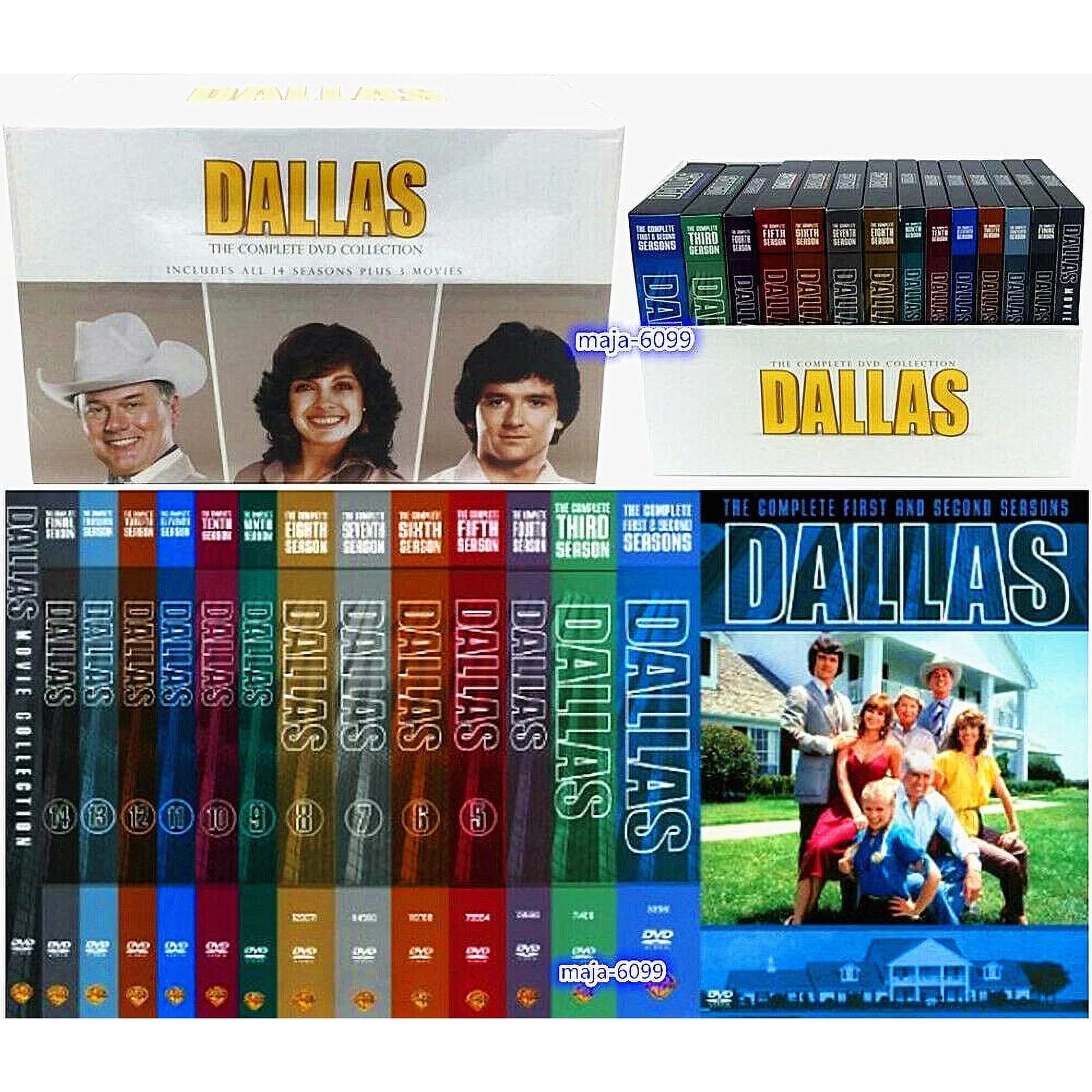 Dallas Complete Collection DVD – Seasons 1-14 Plus 3 Movies Full Classic Drama Set