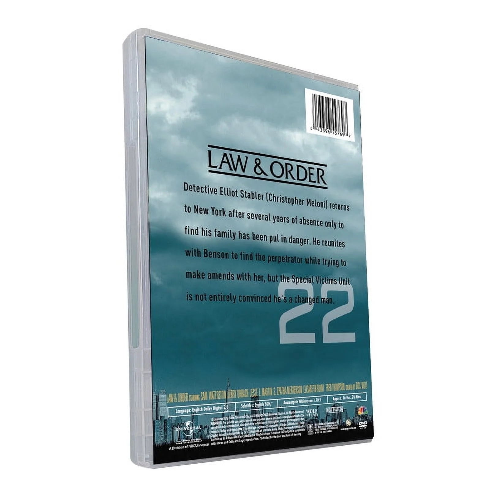 Law & Order Season 22 DVD – Complete Crime Drama Series | Police Procedural TV
