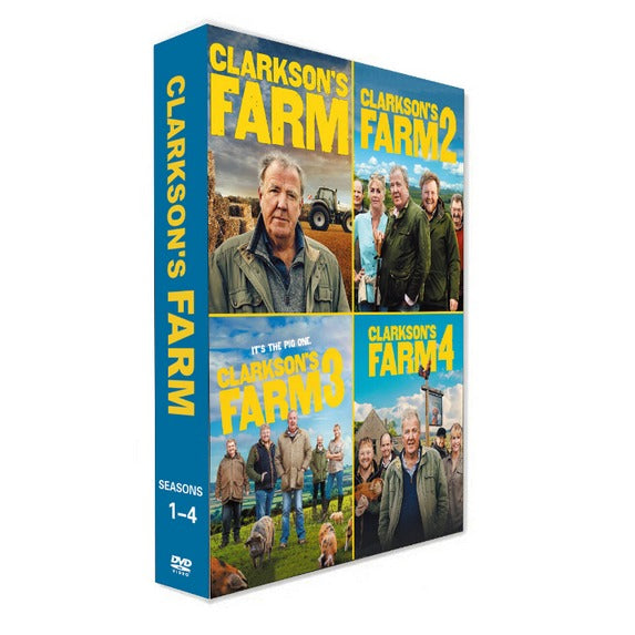 Clarkson’s Farm: Complete Series Seasons 1-4 DVD – Jeremy Clarkson Farming Documentary