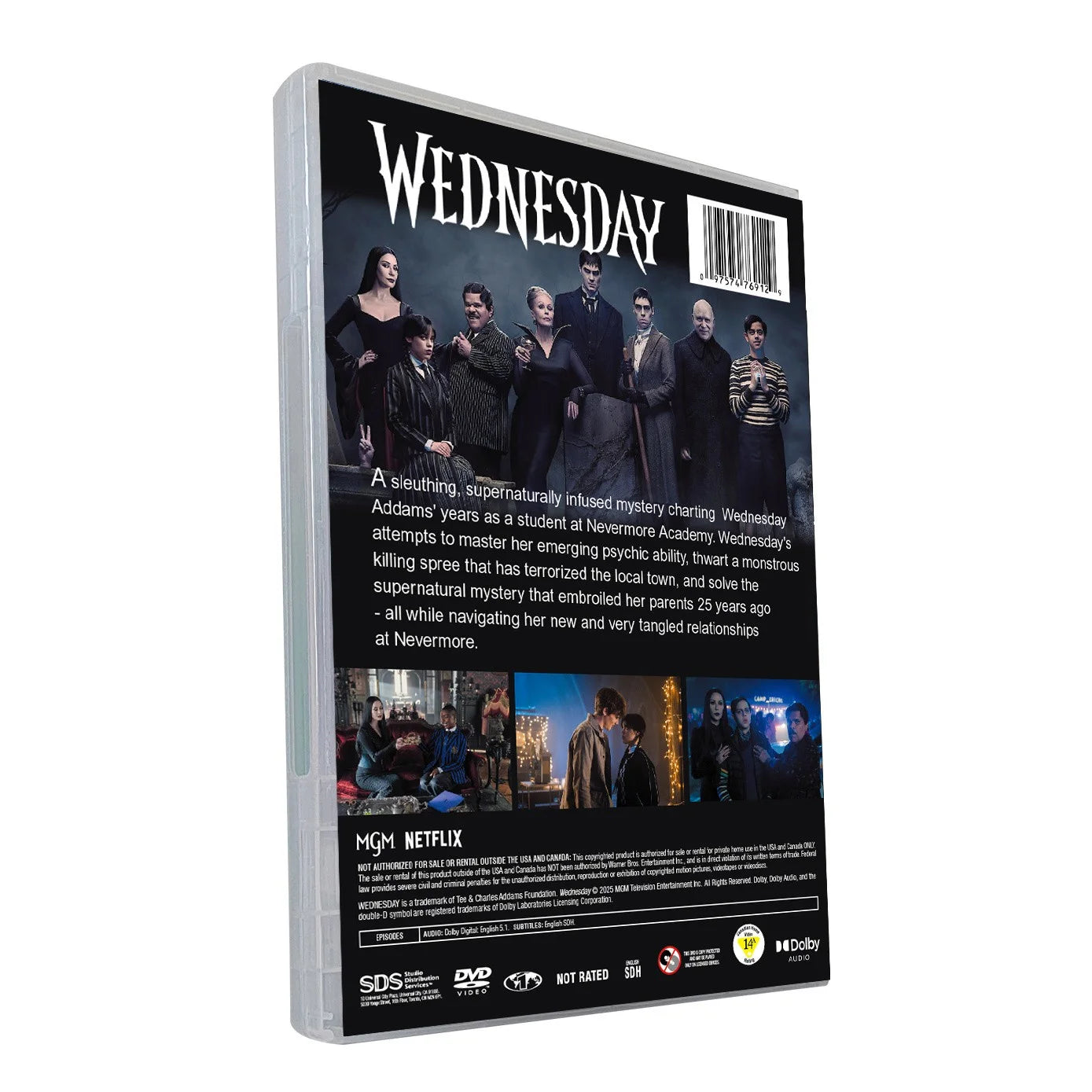 Wednesday: The Complete Seasons 1-2 (DVD) – Hit Netflix TV Series Collection