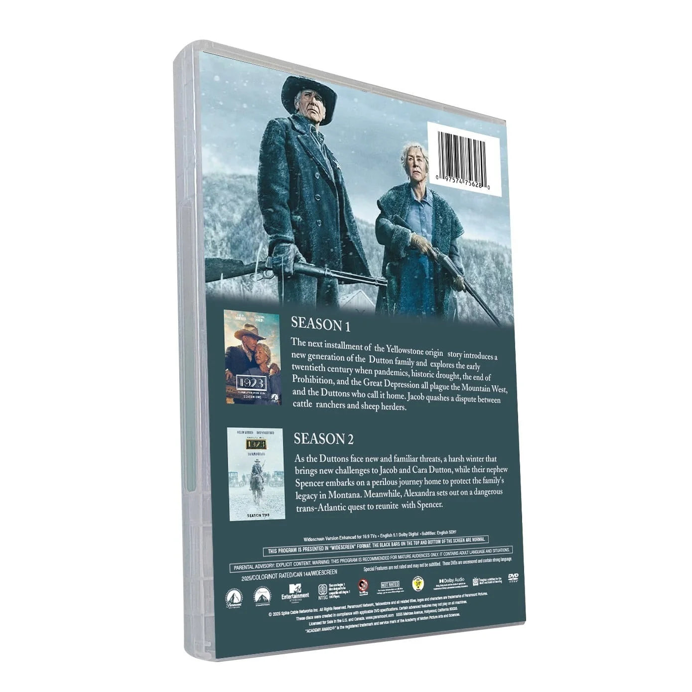 1923: A Yellowstone Origin Story Seasons 1-2 DVD | Complete Series Set