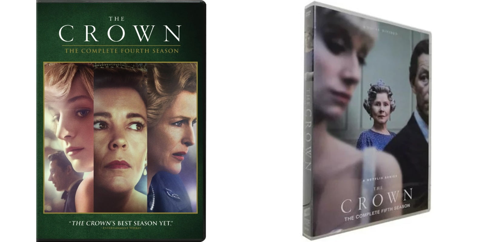 The Crown Seasons 4 & 5 DVD – Complete Region 1 Set of Netflix Historical Drama
