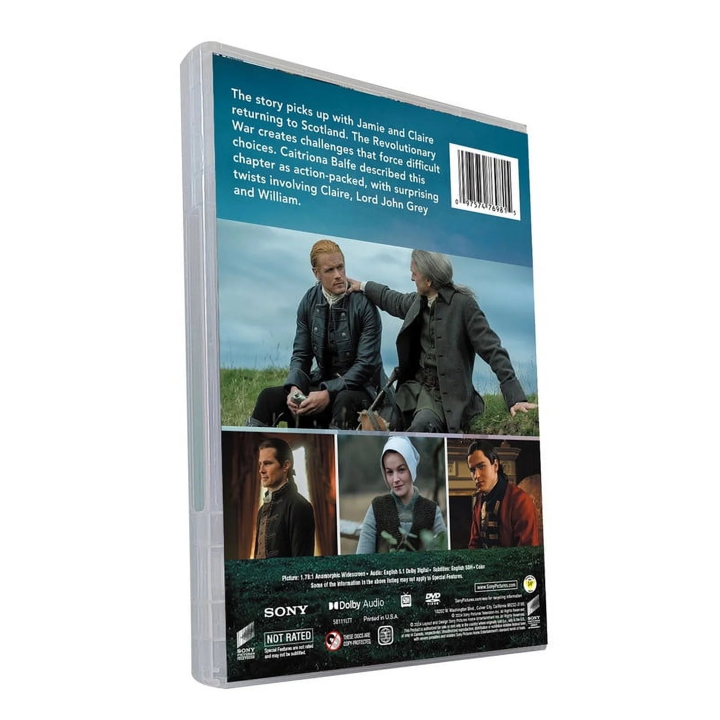 Outlander Season 7 Part 2 DVD | Historical Romance Drama Series Collection