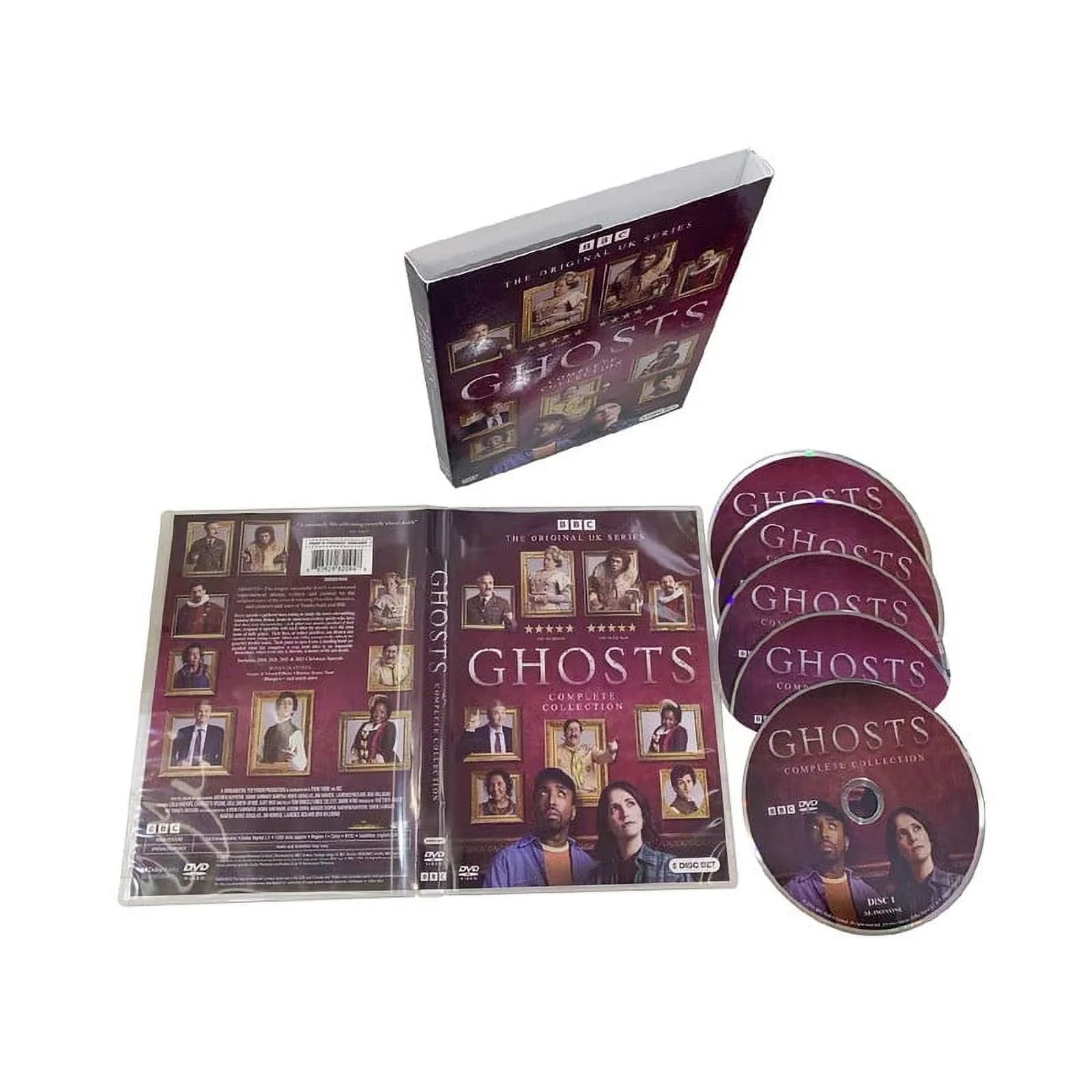 Ghosts: The Complete Series 1-5 DVD Box Set – BBC Comedy, Full Episodes Collection