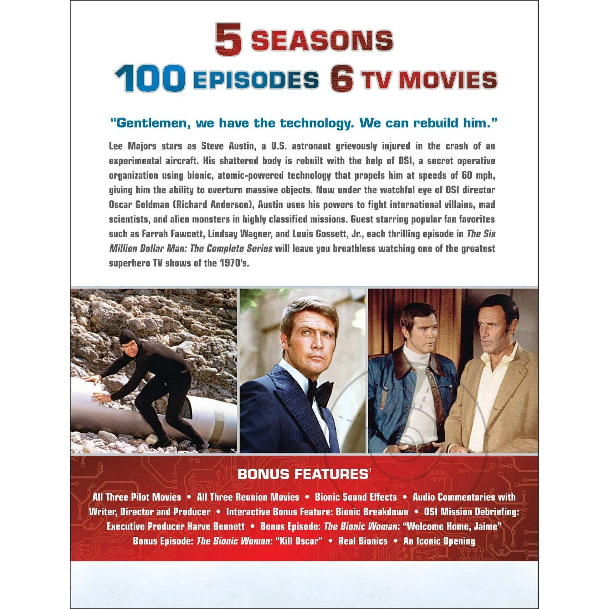 The Six Million Dollar Man: The Complete Series (DVD) – Classic Sci-Fi Action