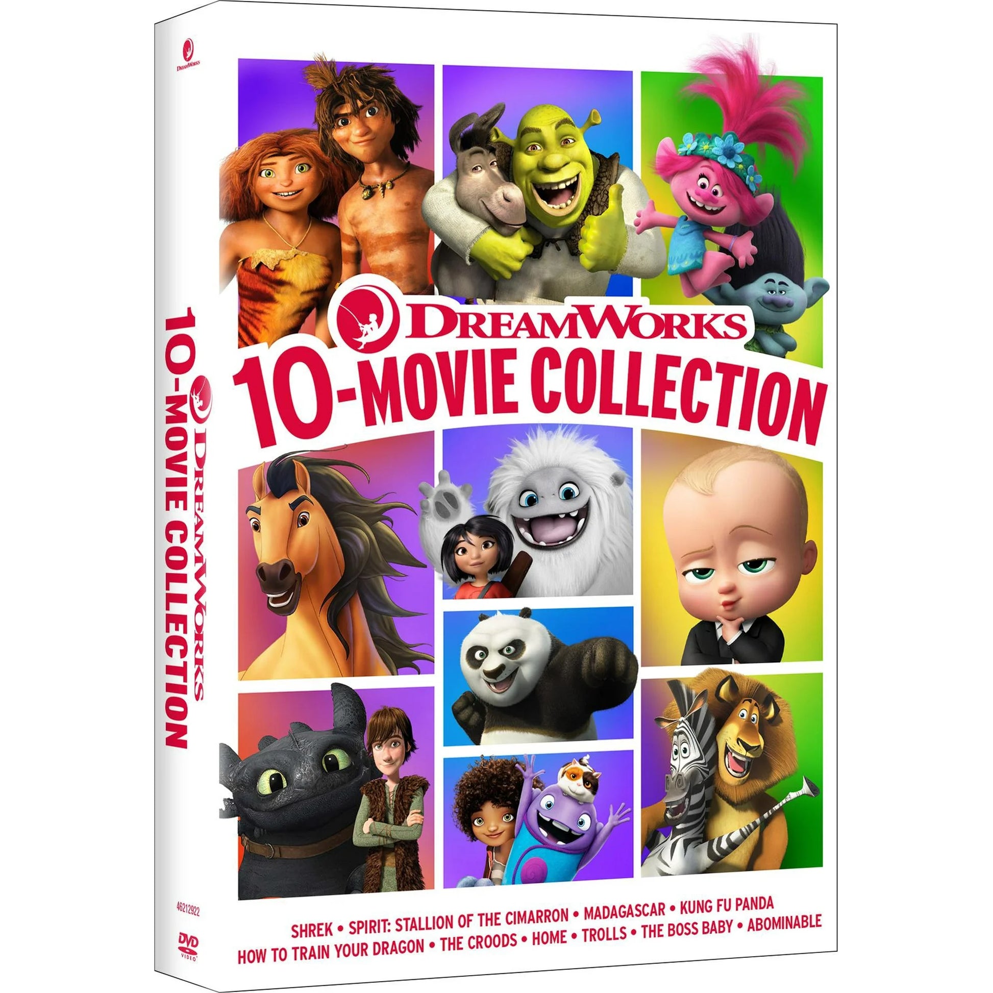 DreamWorks 10-Movie Collection DVD | Family Animated Movie Box Set
