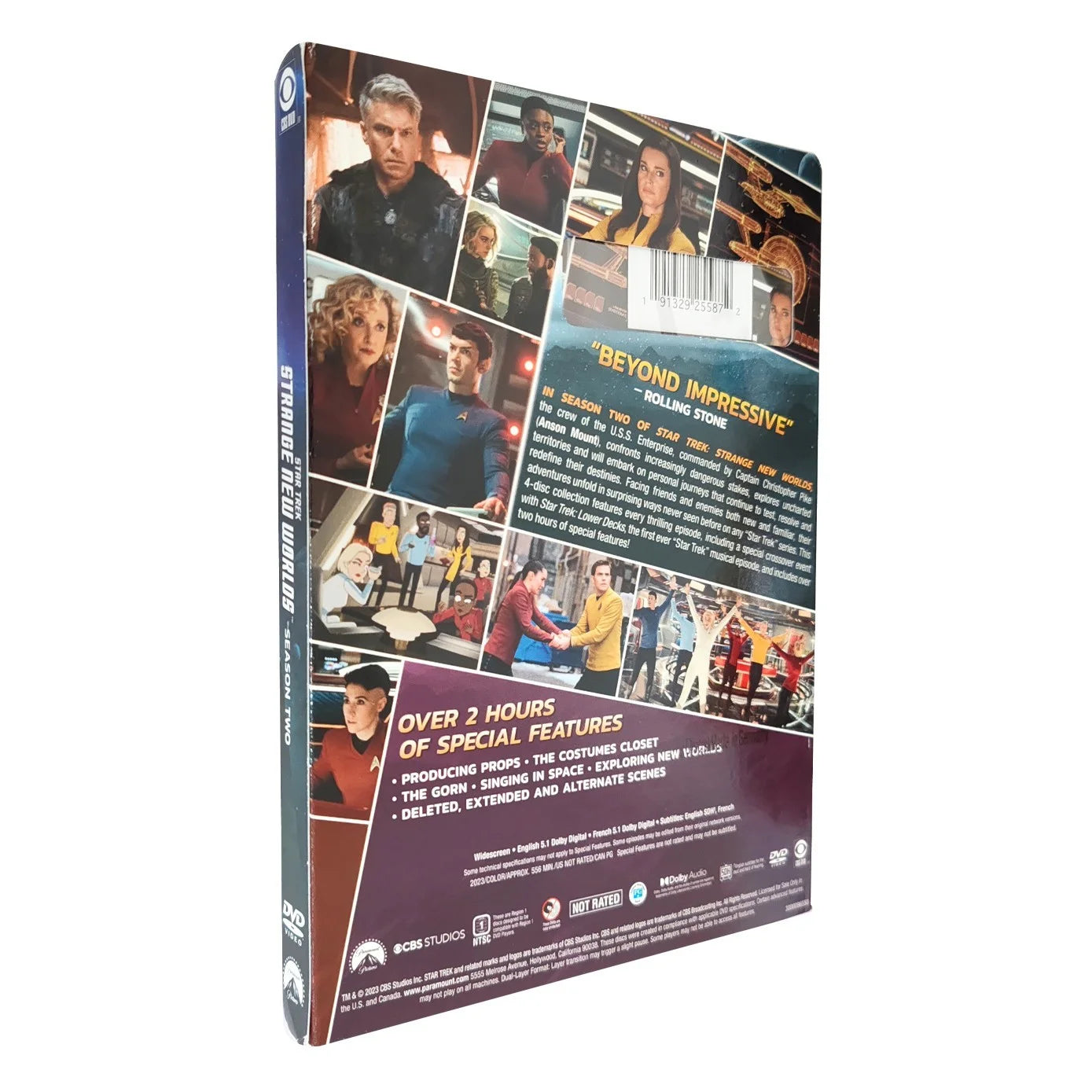 Star Trek Strange New Worlds Season 2 DVD – Region 1, Sci-Fi Adventure Series