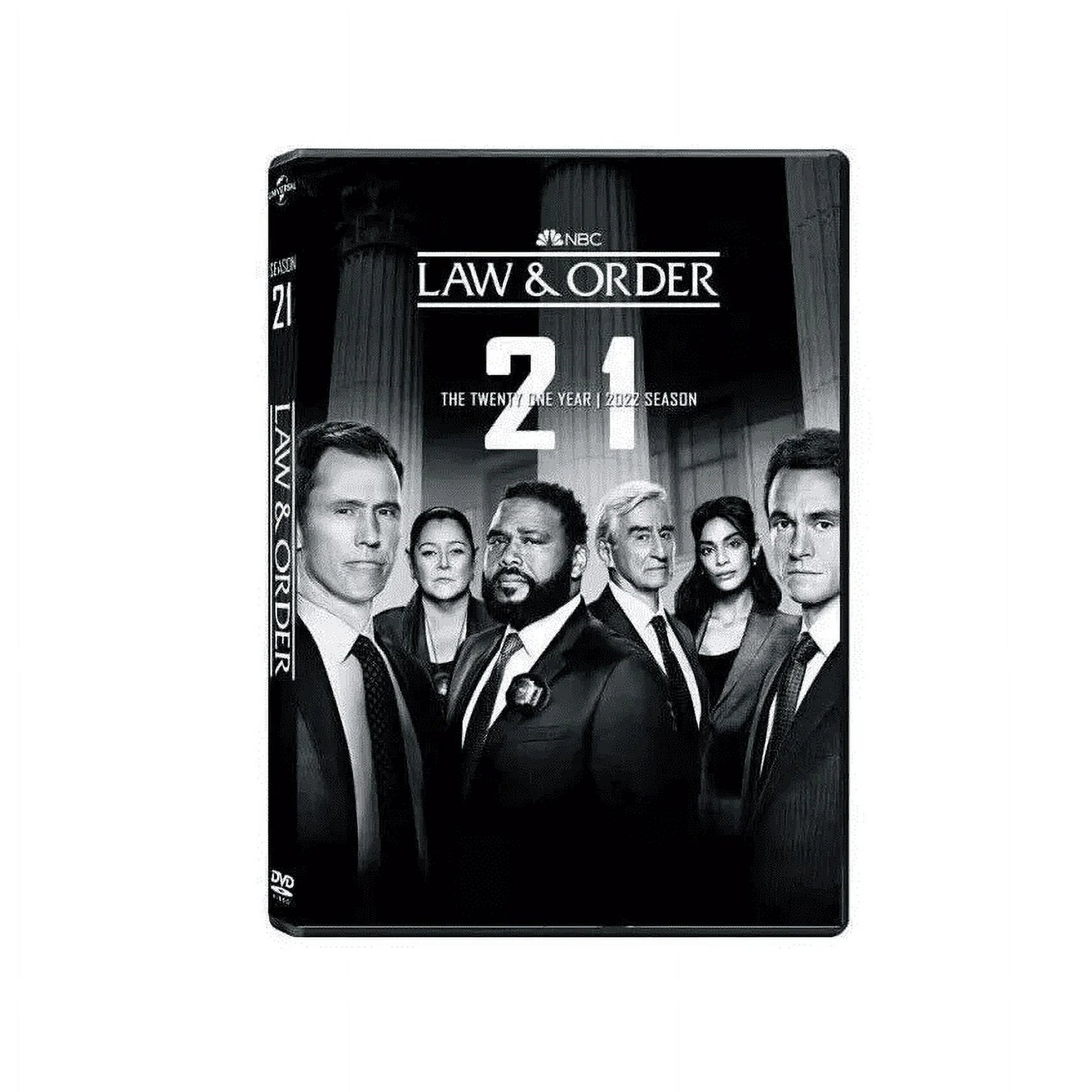 Law and Order Seasons 21 & 22 DVD Set | Complete Crime Drama TV Series Collection