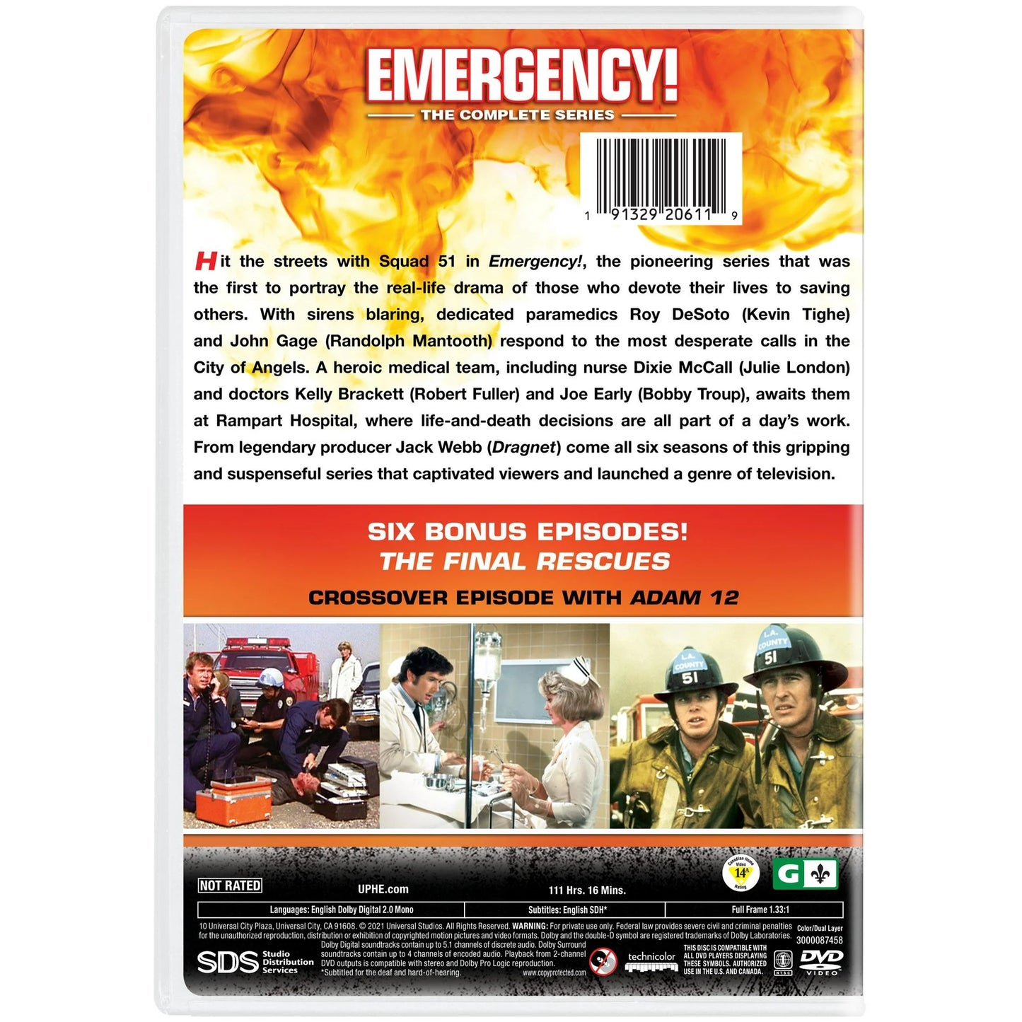Emergency! Complete Series DVD – Seasons 1-7 Drama, Action & Adventure Box Set