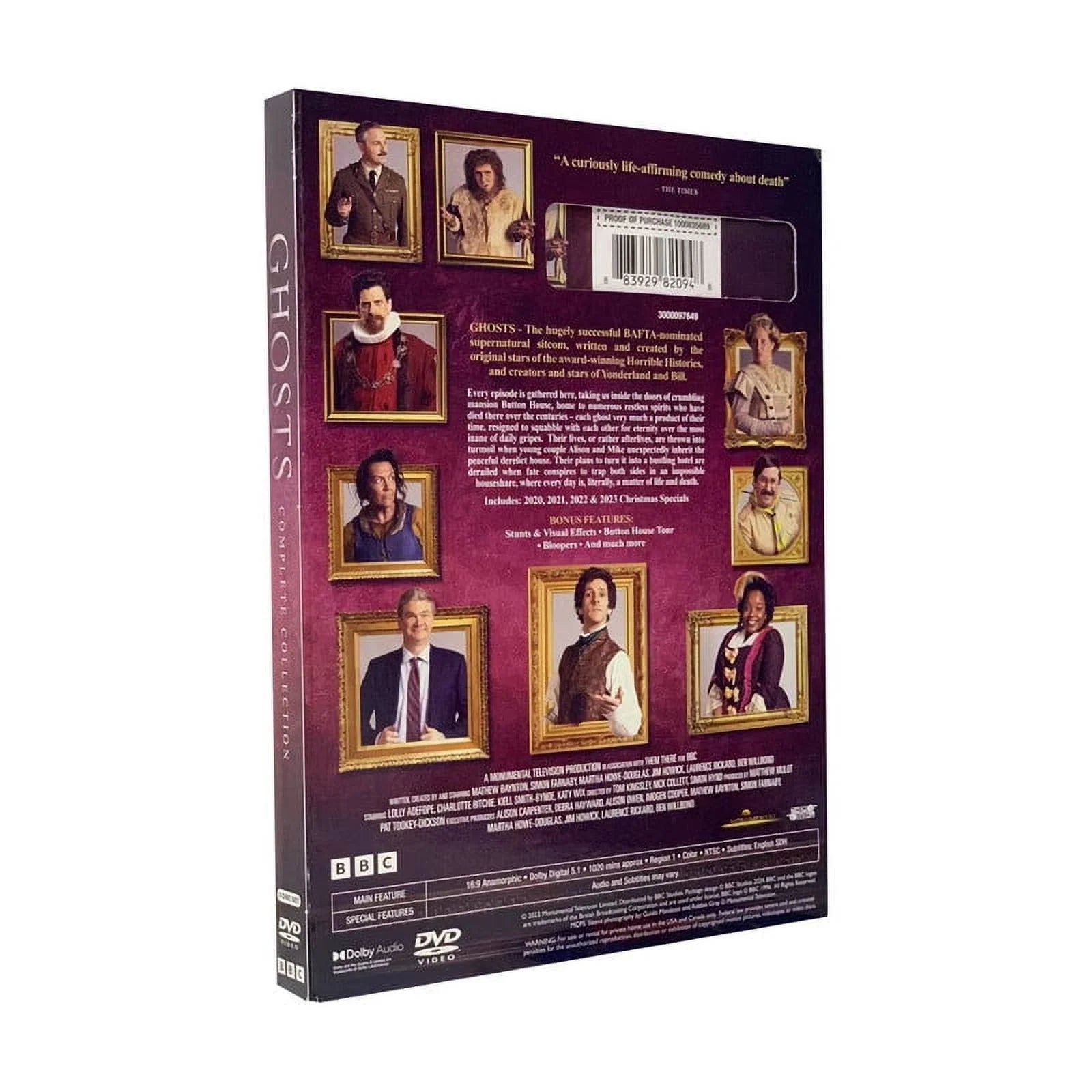 Ghosts: The Complete Series 1-5 DVD Box Set – BBC Comedy, Full Episodes Collection