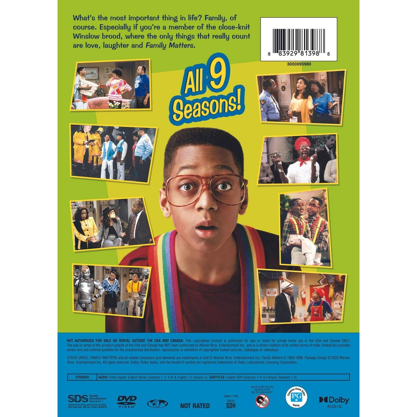 Family Matters The Complete Series DVD - Seasons 1-9 Box Set | Full 27-Disc Collection