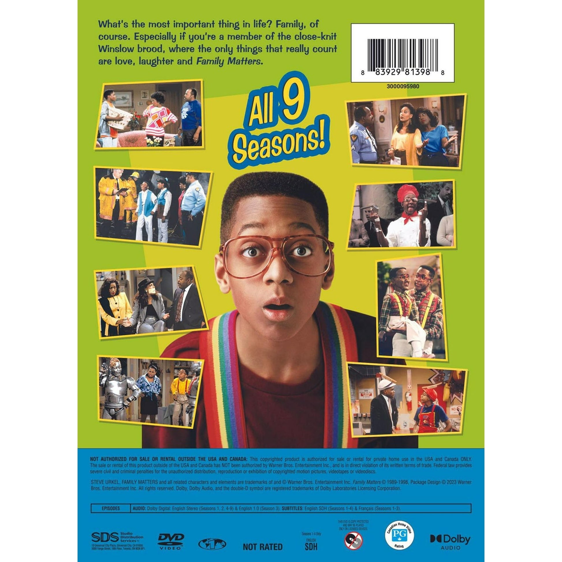 Family Matters The Complete Series DVD - Seasons 1-9 Box Set | Full 27-Disc Collection