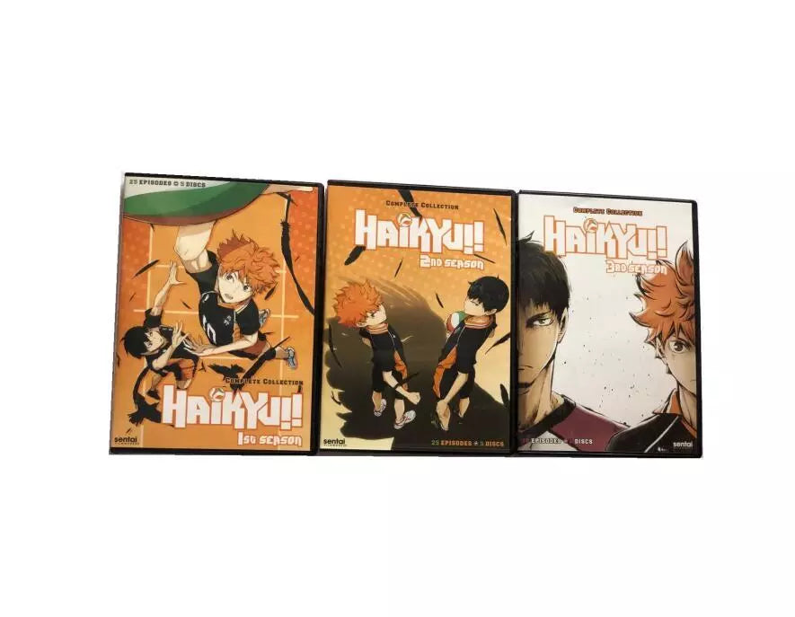 Haikyu!! Complete Collection Seasons 1-3 DVD | Full Volleyball Anime Series