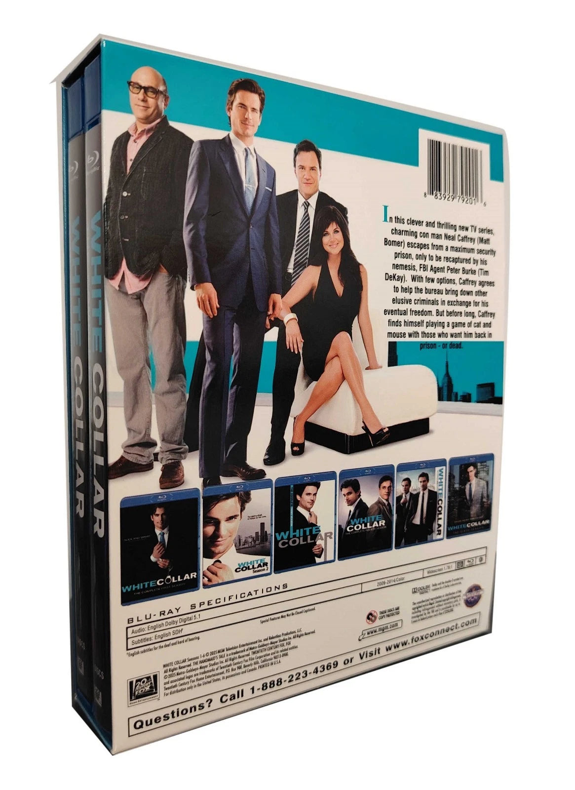 White Collar Complete Series Blu Ray Box Set – Seasons 1-6, All Episodes