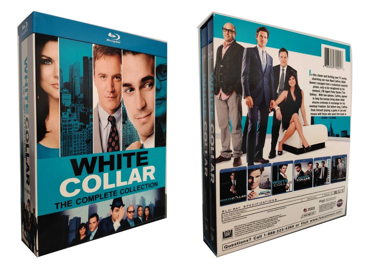 White Collar Complete Series Blu Ray Box Set – Seasons 1-6, All Episodes