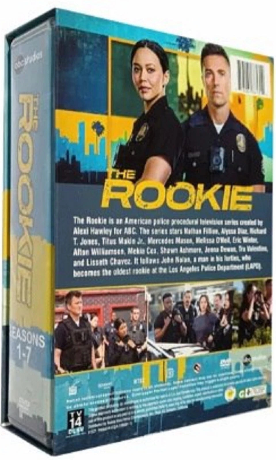 The Rookie Complete Series DVD – Seasons 1-7 Full Crime Drama TV Show Collection