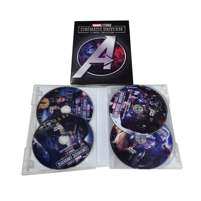 Marvel Cinematic Universe 24-Movie DVD Collection – Complete MCU Box Set