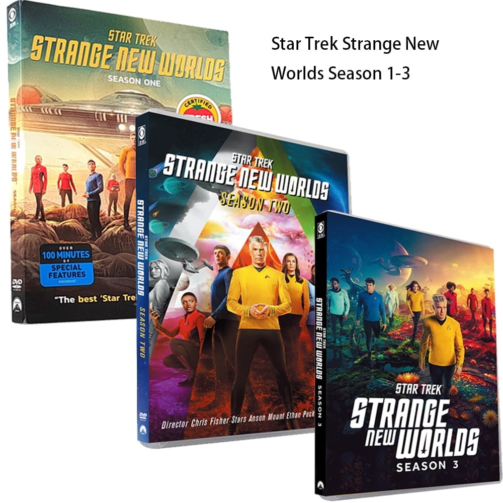 Star Trek: Strange New Worlds Seasons 1-3 (DVD) – Complete Sci-Fi Series Set
