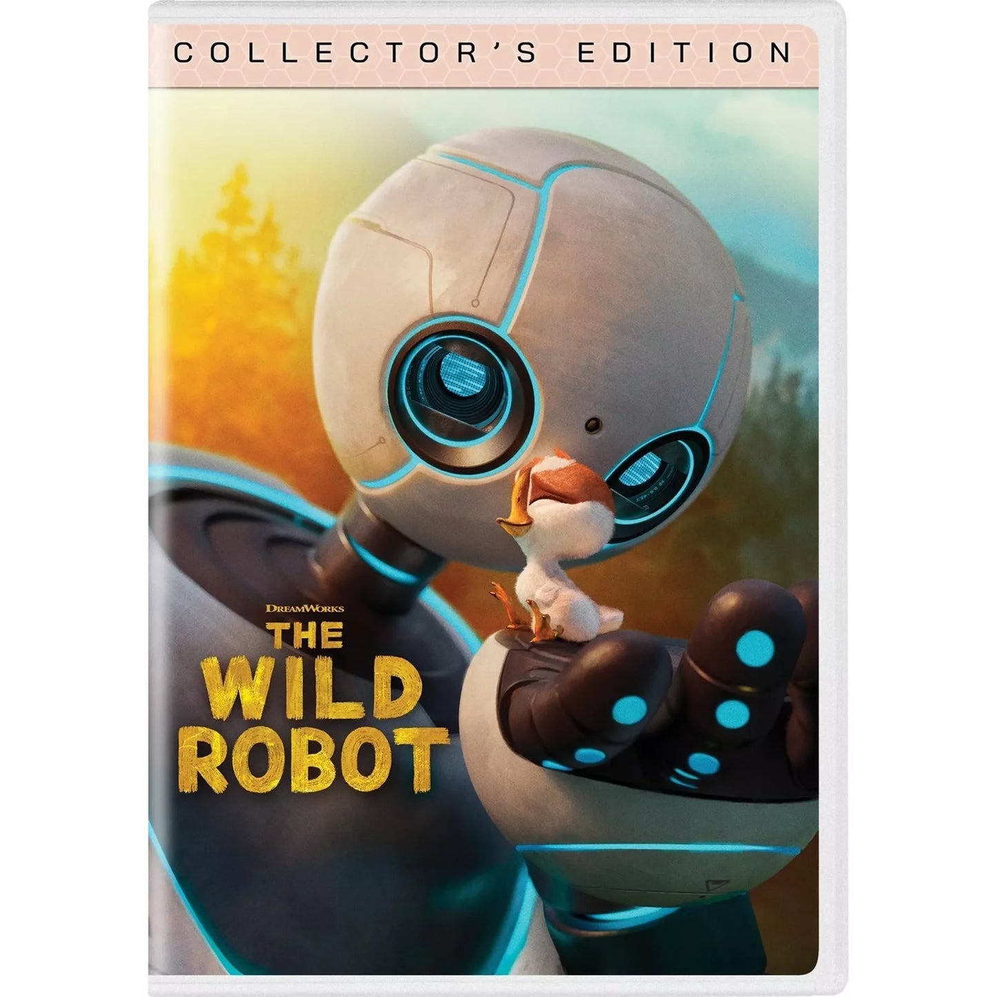 The Wild Robot DVD - Region 1 - Family Adventure Movie - Animated Survival Story